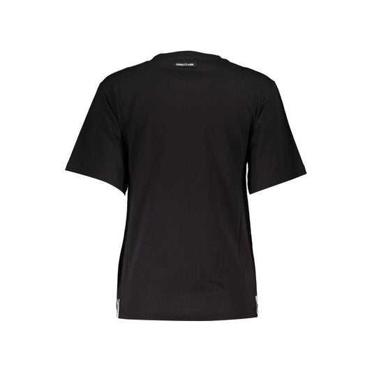 Cavalli Class Black Cotton Women T-Shirt Cavalli Class Black