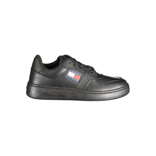 Tommy Hilfiger Black Polyester Sneaker Tommy Hilfiger Dark Slate Gray