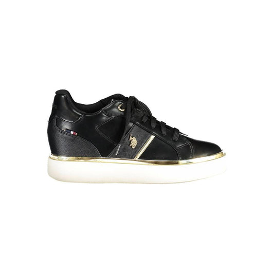 U.S. POLO ASSN. Black Polyester Women Sneaker U.S. POLO ASSN. Beige