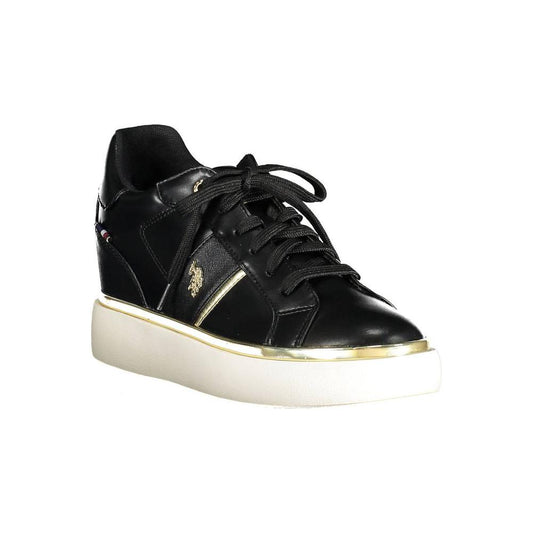 U.S. POLO ASSN. Black Polyester Women Sneaker U.S. POLO ASSN. Black
