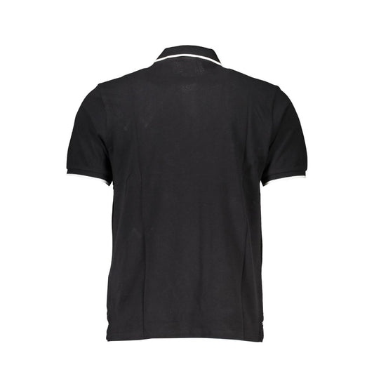 North Sails Black Cotton Polo Shirt North Sails Dark Slate Gray