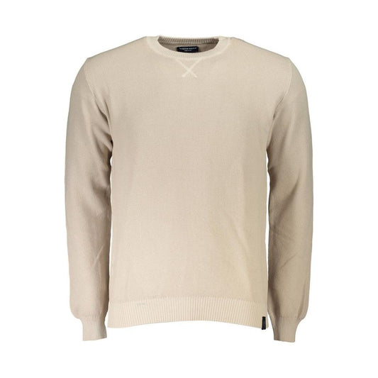 North Sails Beige Cotton Men Sweater North Sails Gray