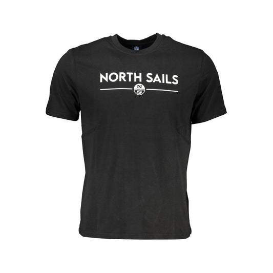 North Sails Black Cotton T-Shirt North Sails Dark Slate Gray