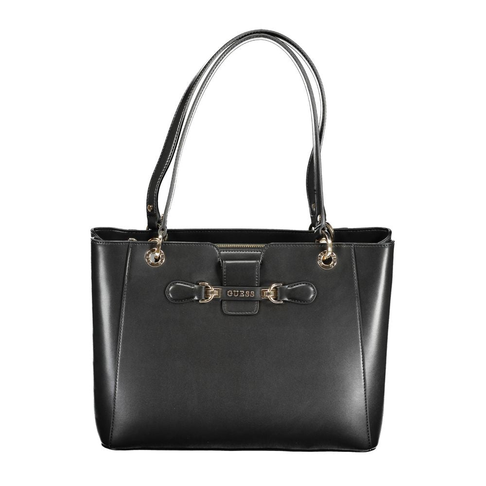 Front view with bag zipped and handles upright.