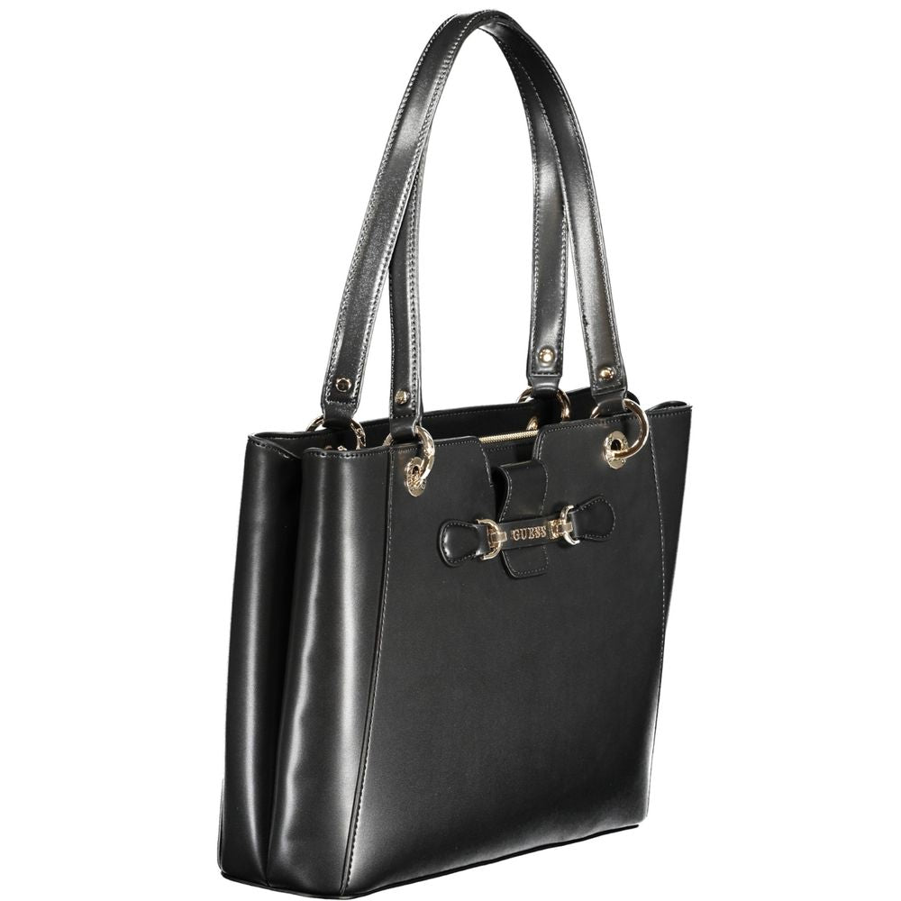 Front view with bag zipped and handles upright.
