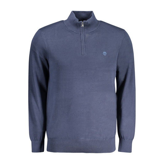 Timberland Blue Cotton Men Sweater Timberland Dim Gray