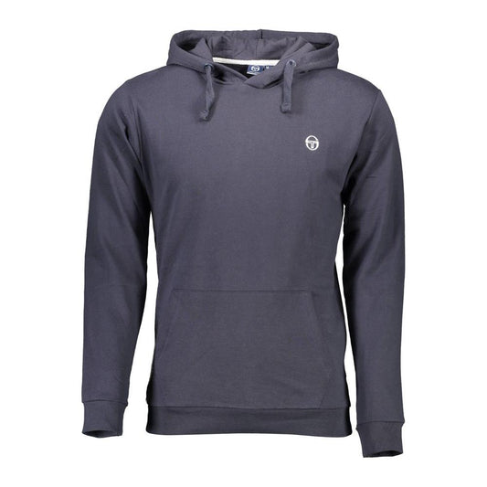 Sergio Tacchini Blue Cotton Men Sweater Sergio Tacchini Dark Slate Gray