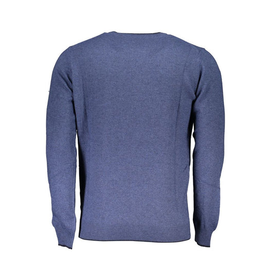 North Sails Blue Polyamide Men Sweater North Sails Dim Gray
