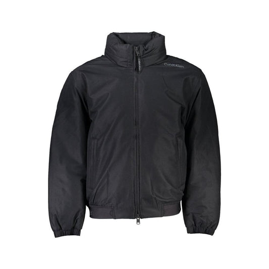 Calvin Klein Elegant Waterproof Long-Sleeved Jacket Calvin Klein Dark Slate Gray