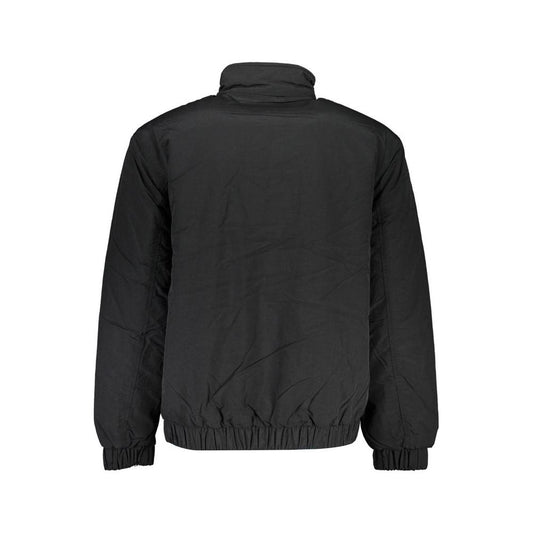 Tommy Hilfiger Black Polyester Men Jacket Tommy Hilfiger Dark Slate Gray