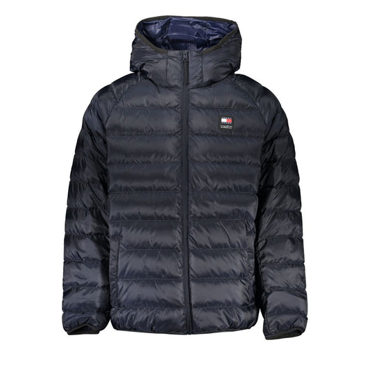 Tommy Hilfiger Chic Recycled Polyester Hooded Jacket Tommy Hilfiger Dark Slate Gray