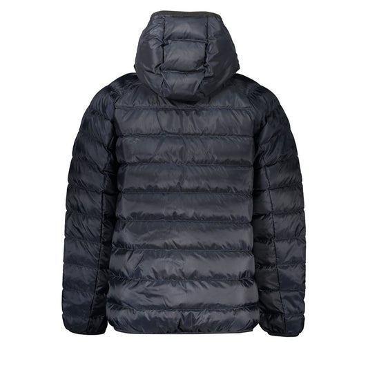 Tommy Hilfiger Chic Recycled Polyester Hooded Jacket Tommy Hilfiger Dark Slate Gray