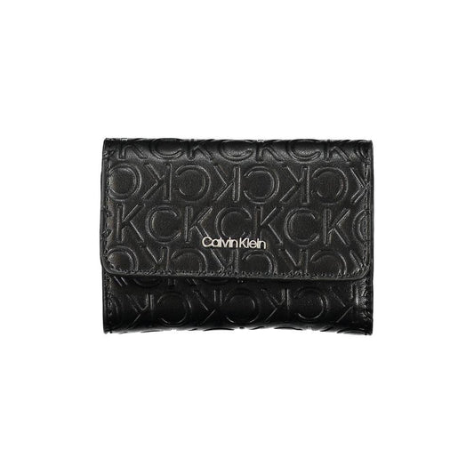 Calvin Klein Sleek Black Double-Compartment Wallet Calvin Klein Dark Slate Gray