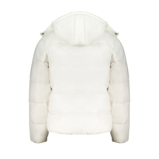 Calvin Klein White Polyamide Jacket Calvin Klein Beige