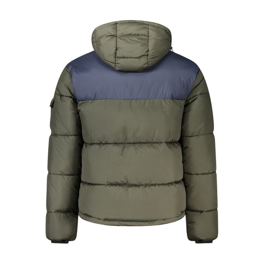 North Sails Green Polyester Men Jacket North Sails Dim Gray