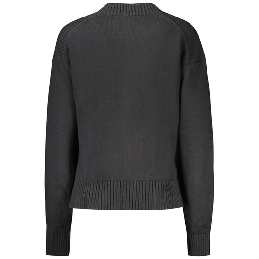 Calvin Klein Black Cotton Women Sweater Calvin Klein Dark Slate Gray