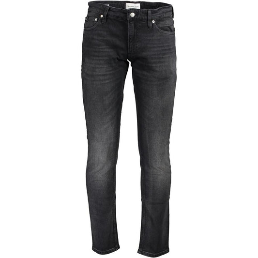 Calvin Klein Black Cotton Jeans & Pant Calvin Klein Dark Slate Gray