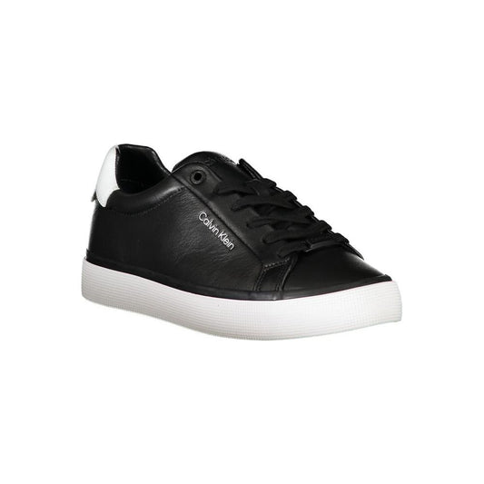 Calvin Klein Chic Laced Sports Sneakers with Contrast Details Calvin Klein Black