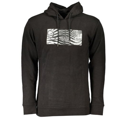 Cavalli Class Black Cotton Men Sweater Cavalli Class Dark Slate Gray