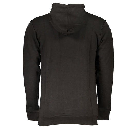 Cavalli Class Black Cotton Men Sweater Cavalli Class Dark Slate Gray