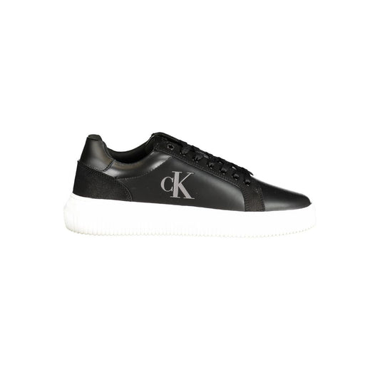 Calvin Klein Black Polyester Sneaker Calvin Klein Dark Slate Gray