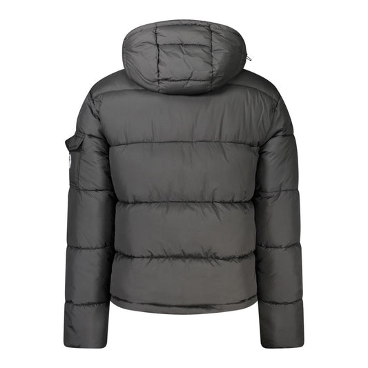 North Sails Black Polyester Men Jacket North Sails Dark Slate Gray