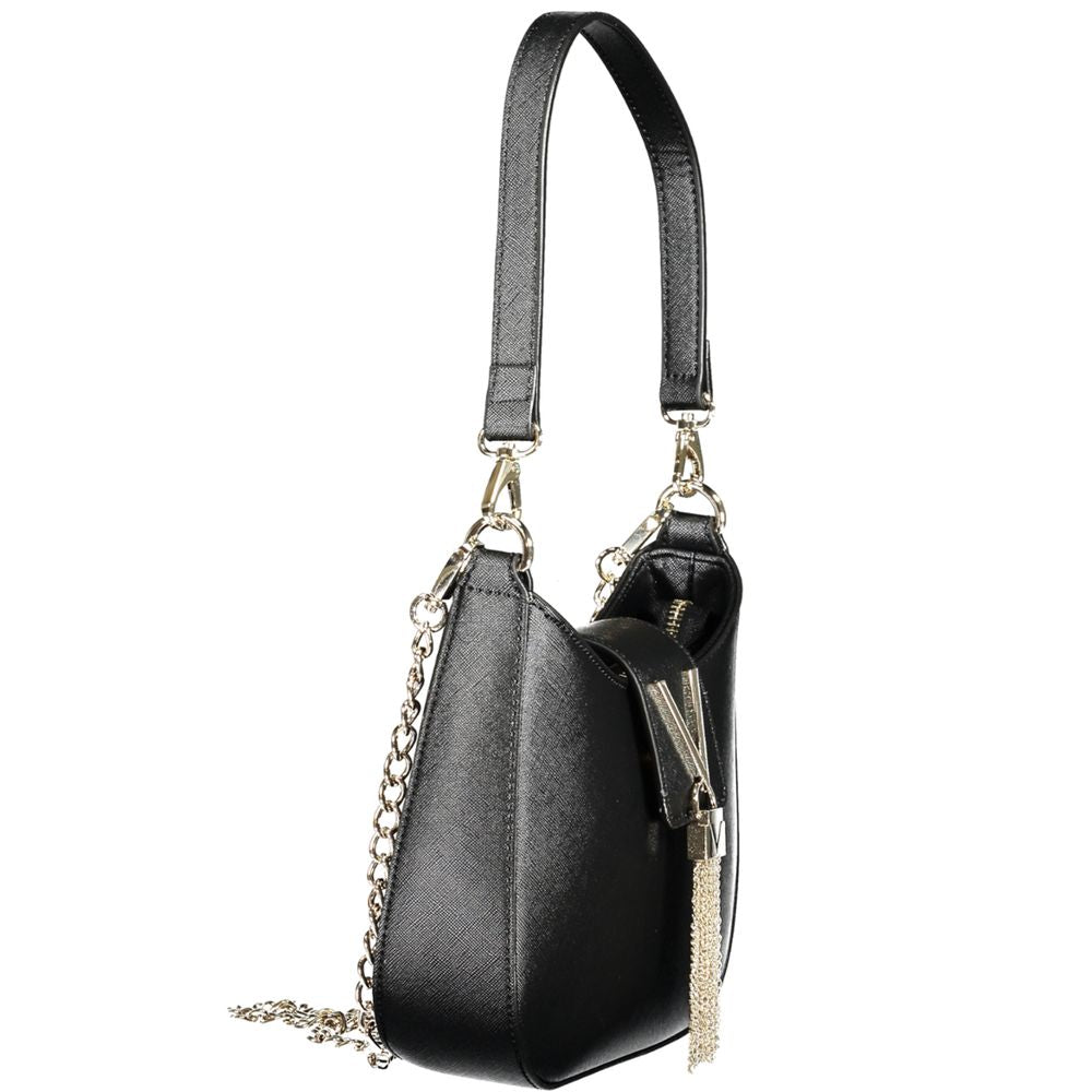 Front view with bag zipped and handles upright.