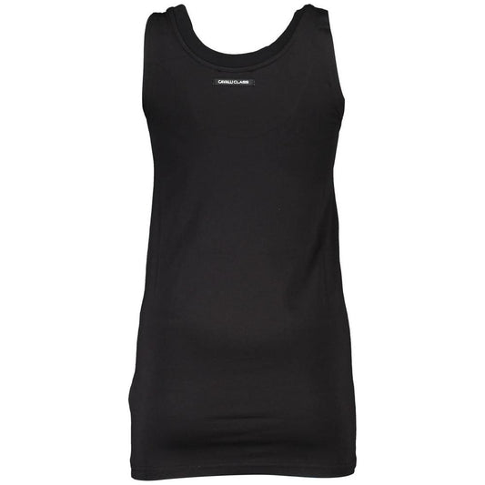 Cavalli Class Black Cotton Women Top Cavalli Class Dark Slate Gray