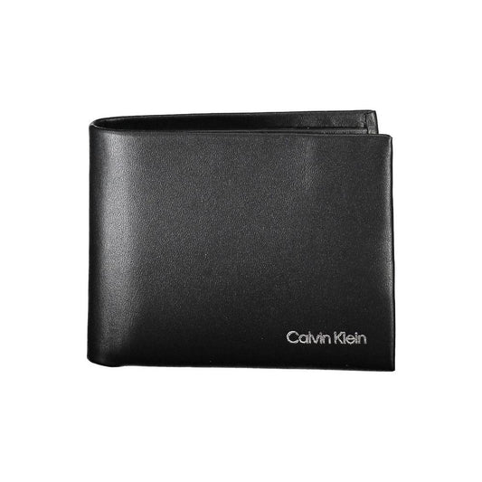 Calvin Klein Black Polyester Men Wallet Calvin Klein Dark Slate Gray