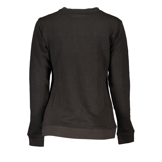 Cavalli Class Black Cotton Sweater Cavalli Class Dark Slate Gray