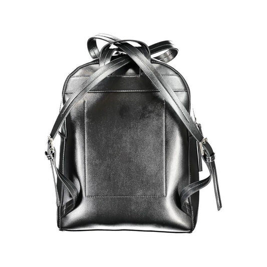 Calvin Klein Black Polyester Backpack Calvin Klein Dark Slate Gray