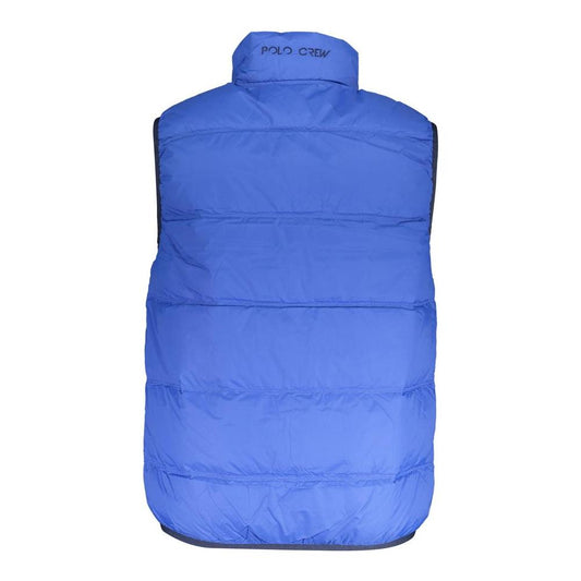 La Martina Blue Polyamide Men Jacket La Martina Royal Blue