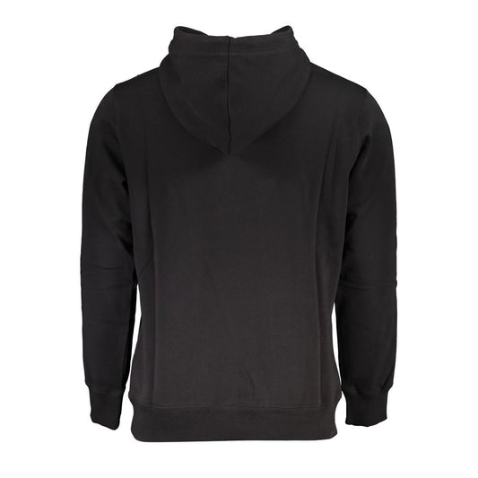 Calvin Klein Sleek Organic Cotton Hooded Sweatshirt Calvin Klein Dark Slate Gray