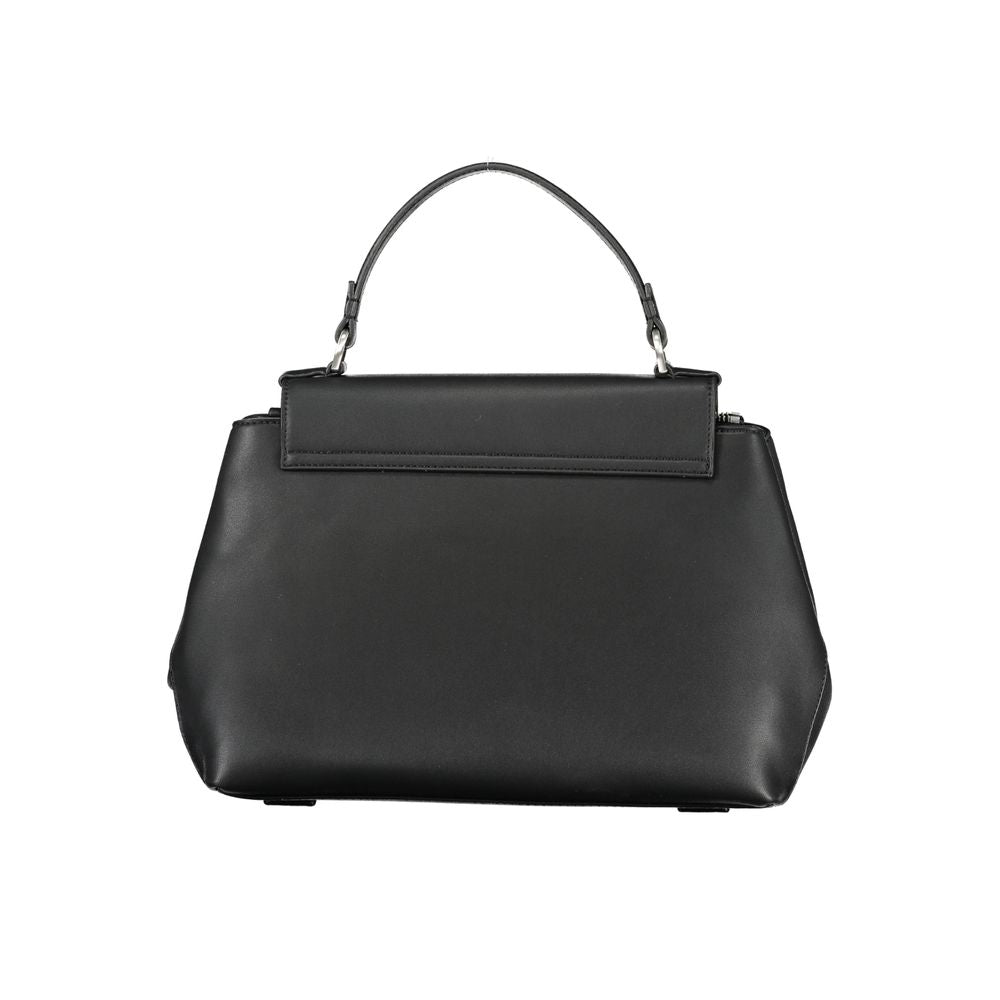 Front view with bag zipped and handles upright.