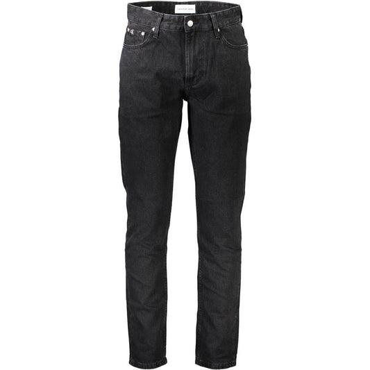 Calvin Klein Black Cotton Jeans & Pant Calvin Klein Dark Slate Gray