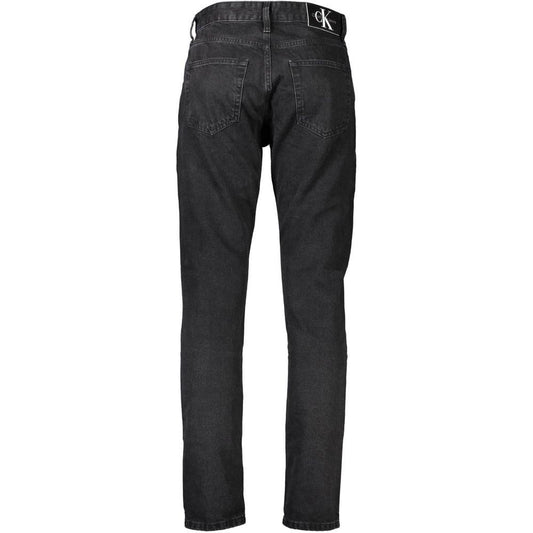 Calvin Klein Black Cotton Jeans & Pant Calvin Klein Dark Slate Gray