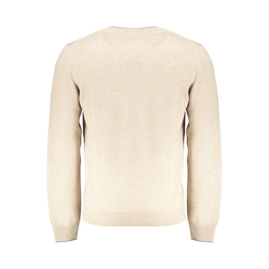 Harmont & Blaine Beige Cashmere Sweater Harmont & Blaine Antique White