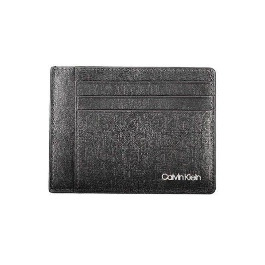 Calvin Klein Black Polyester Men Wallet Calvin Klein Dark Slate Gray