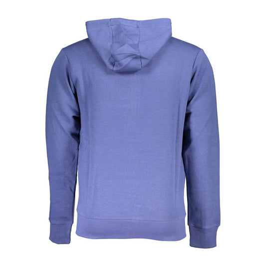 U.S. Grand Polo Chic Blue Hooded Sweatshirt with Embroidered Logo U.S. Grand Polo Light Slate Gray