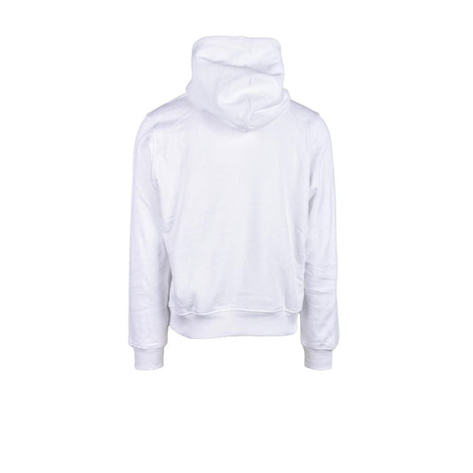 Diesel White Cotton Sweater Diesel Lavender