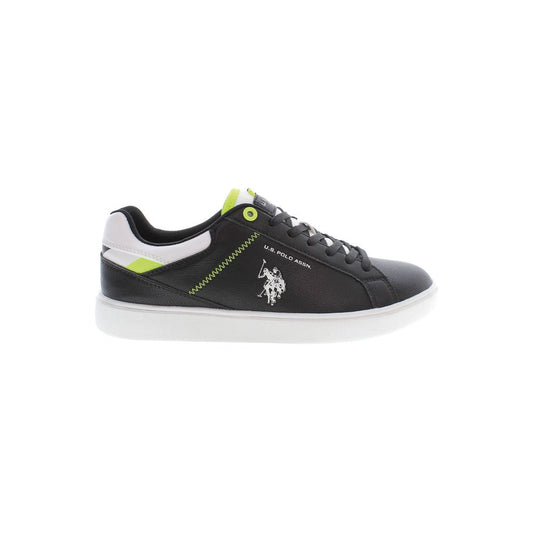 U.S. POLO ASSN. Black Polyester Men Sneaker U.S. POLO ASSN. Dark Slate Gray