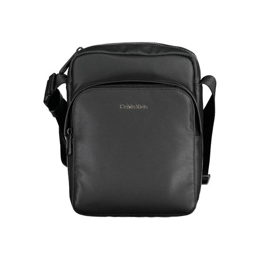 Calvin Klein Black Polyester Men Shoulder Bag Calvin Klein Dark Slate Gray