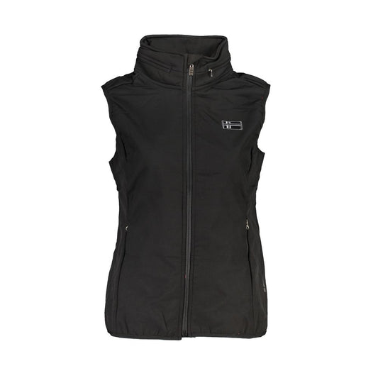 Scuola Nautica Black Polyester Jackets & Coat Scuola Nautica Dark Slate Gray