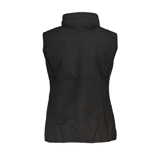 Scuola Nautica Black Polyester Jackets & Coat Scuola Nautica Dark Slate Gray