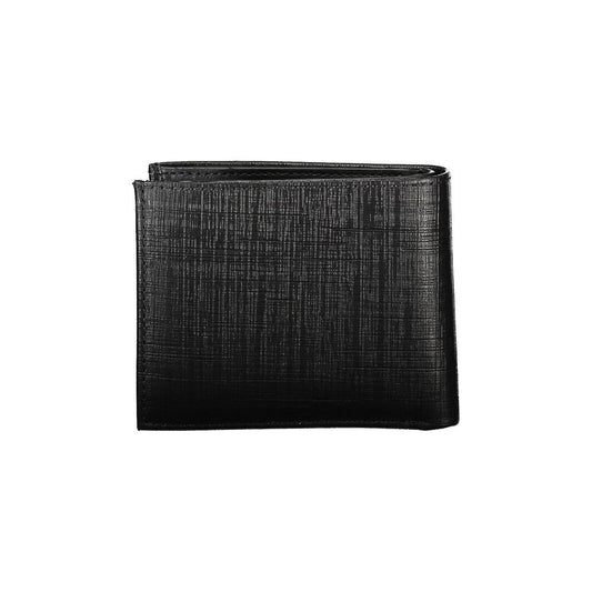 Calvin Klein Elegant Dual Compartment Leather Wallet Calvin Klein Black