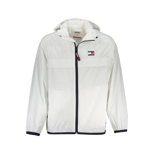 Tommy Hilfiger Chic Waterproof Hooded Sports Jacket Tommy Hilfiger Light Gray