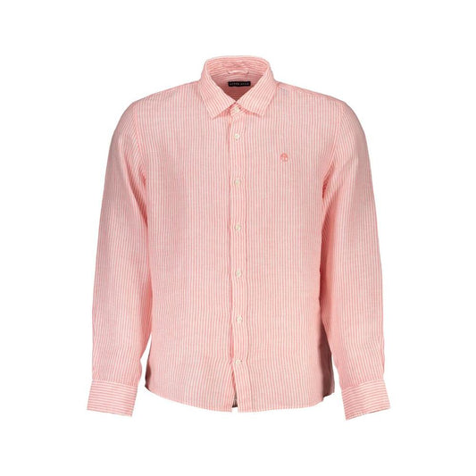 North Sails Pink Linen Shirt North Sails Light Pink