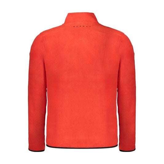 Norway 1963 Red Polyester Men Sweater Norway 1963 Tomato