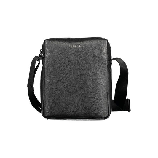 Calvin Klein Black Polyester Men Shoulder Bag Calvin Klein Dark Slate Gray