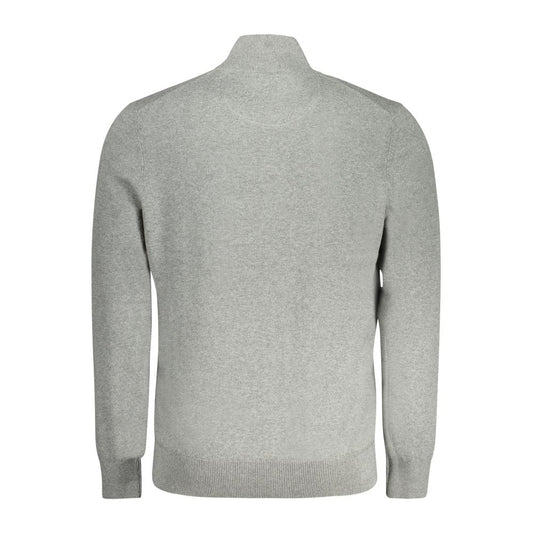 Timberland Gray Cotton Men Sweater Timberland Dark Gray
